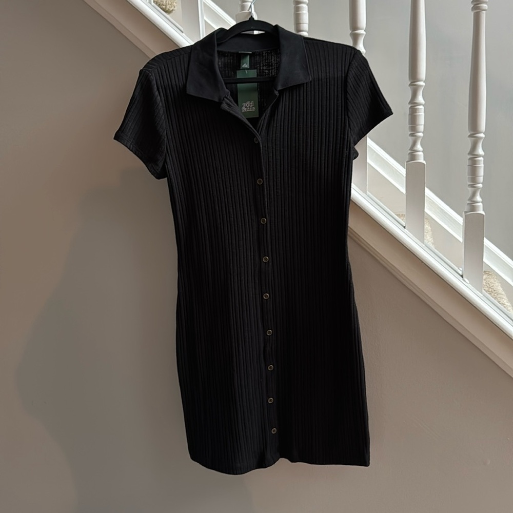NWT Wild Fable Black Knit Dress Size Medium